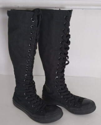 Chuck taylor knee store high boots