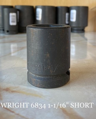 3/4'' DR. IMPACT SOCKETS WRIGHT TOOLS USA MADE