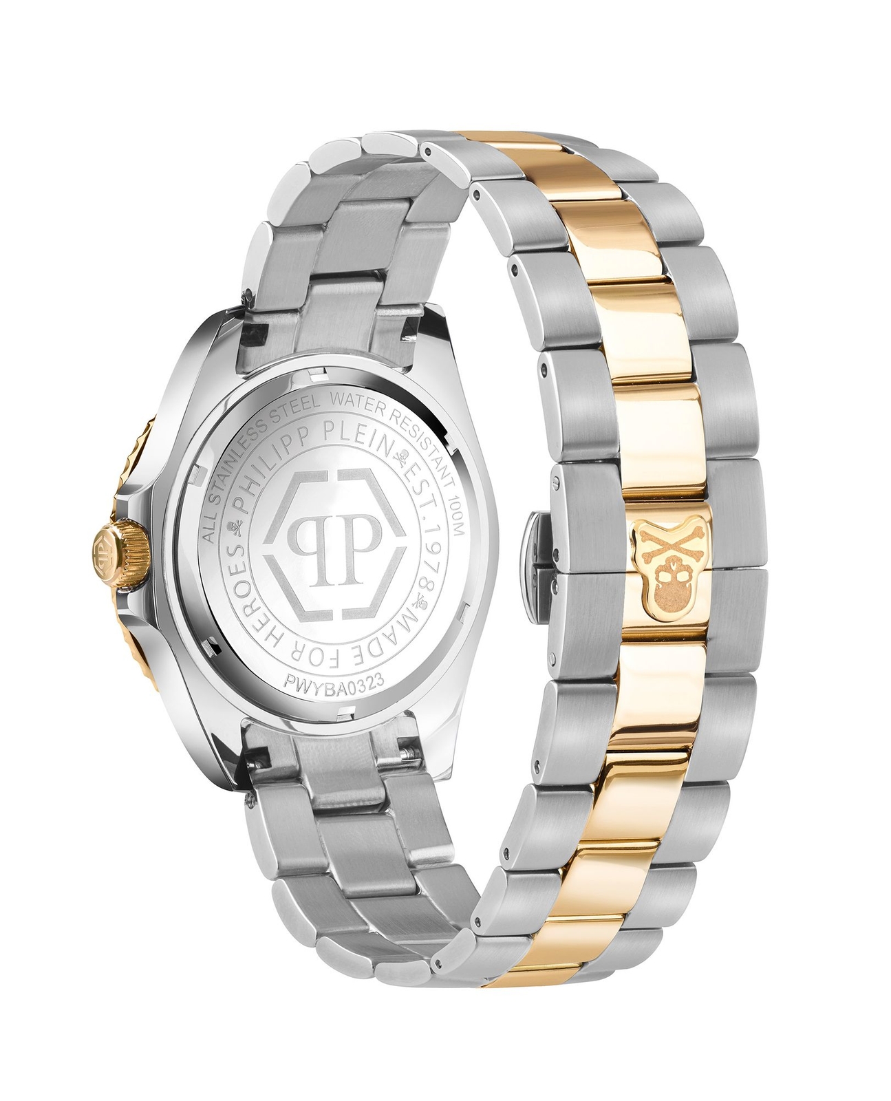 Pre-owned Philipp Plein Men's Watch Analog Quartz Gmt-i Challenger Pwyba0323 Stainless