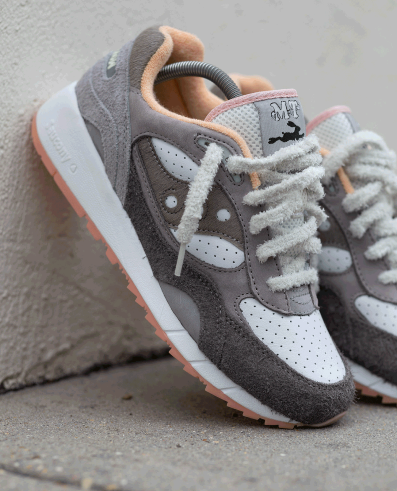Pre-owned Saucony X Maybe Tomorrow Shadow 6000 Mens Kith (new Balance 990 Style) Size 10.5 In White