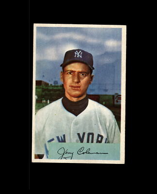 1954 Bowman 81A Jerry Coleman 1.000/.975 Fielding Avg. VG-EX #D1,367359