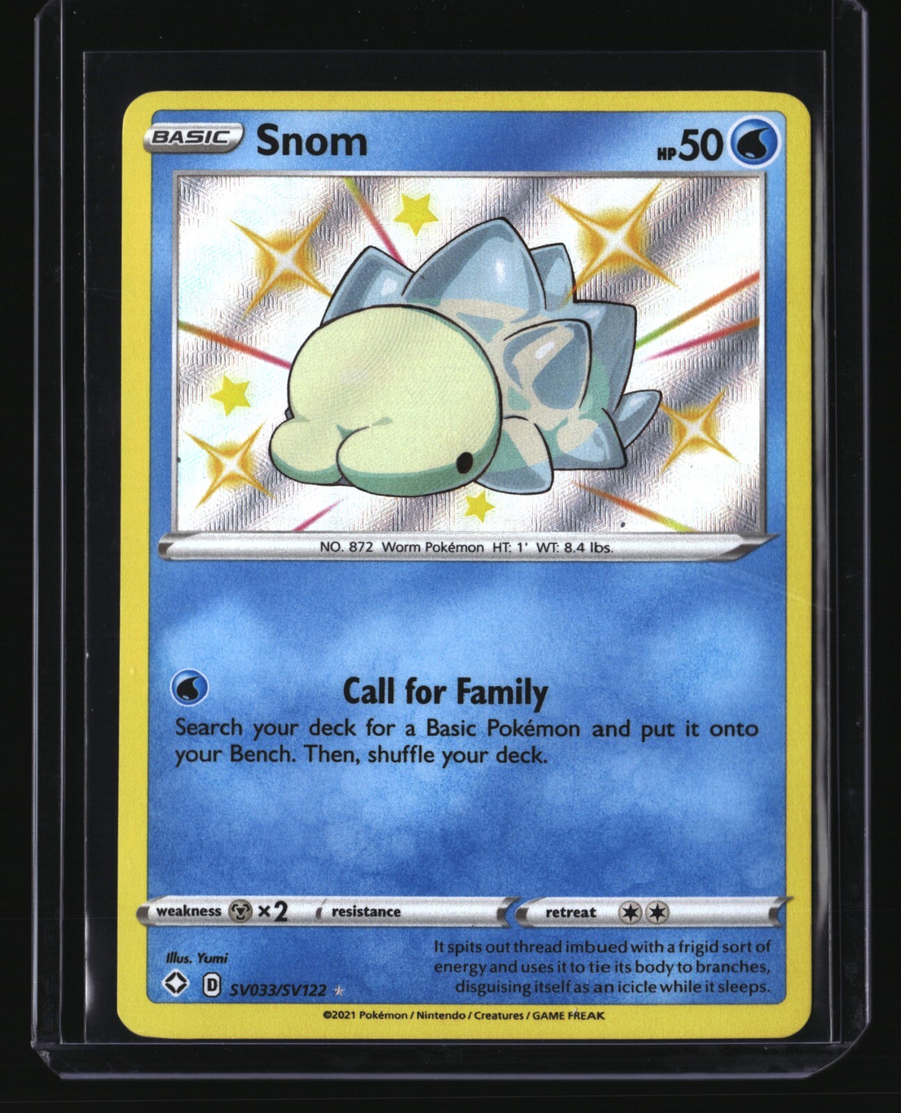 Pokemon SNOM SV033/SV122 (Shining Fates Shiny Vault) Baby