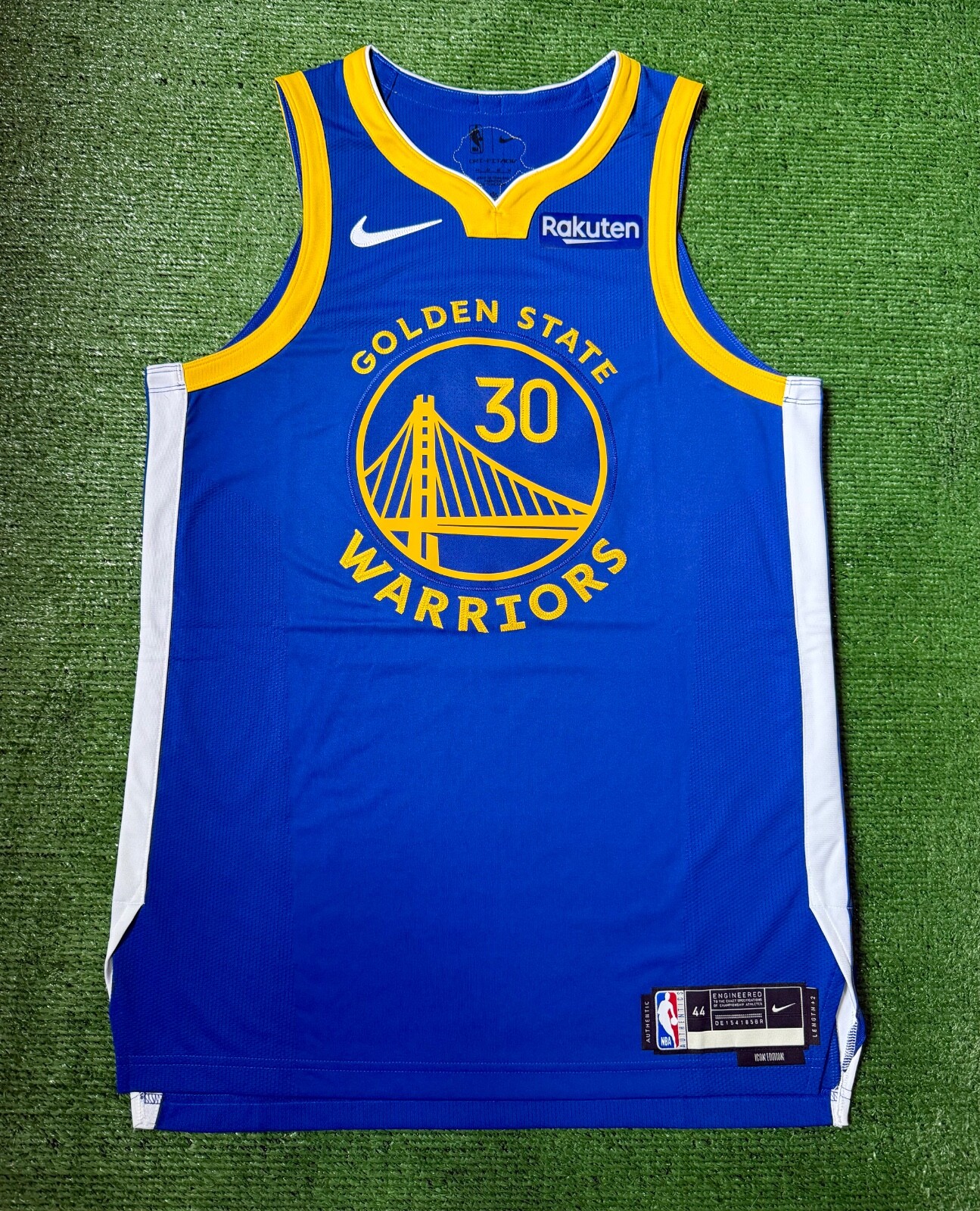 16's adidas × NBA GSW CURRY Uniform Tank Stephen Curry Golden State Warriors Autographed Adidas NBA