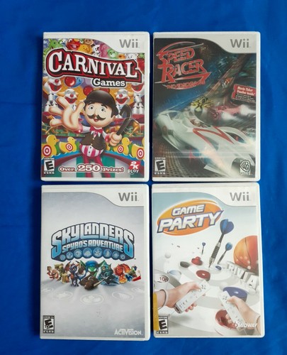 ニンテンドー wii カセット 4本 Nintendo Wii】ニンテンドーWiiゲーム ソフト4本セットまとめ