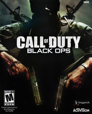 Call Of Duty Black Ops XBOX 360 PS3 BOX ART Glossy POSTER Unframed B0038