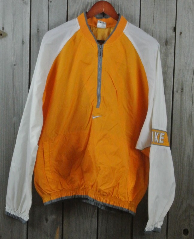 nike orange rain jacket