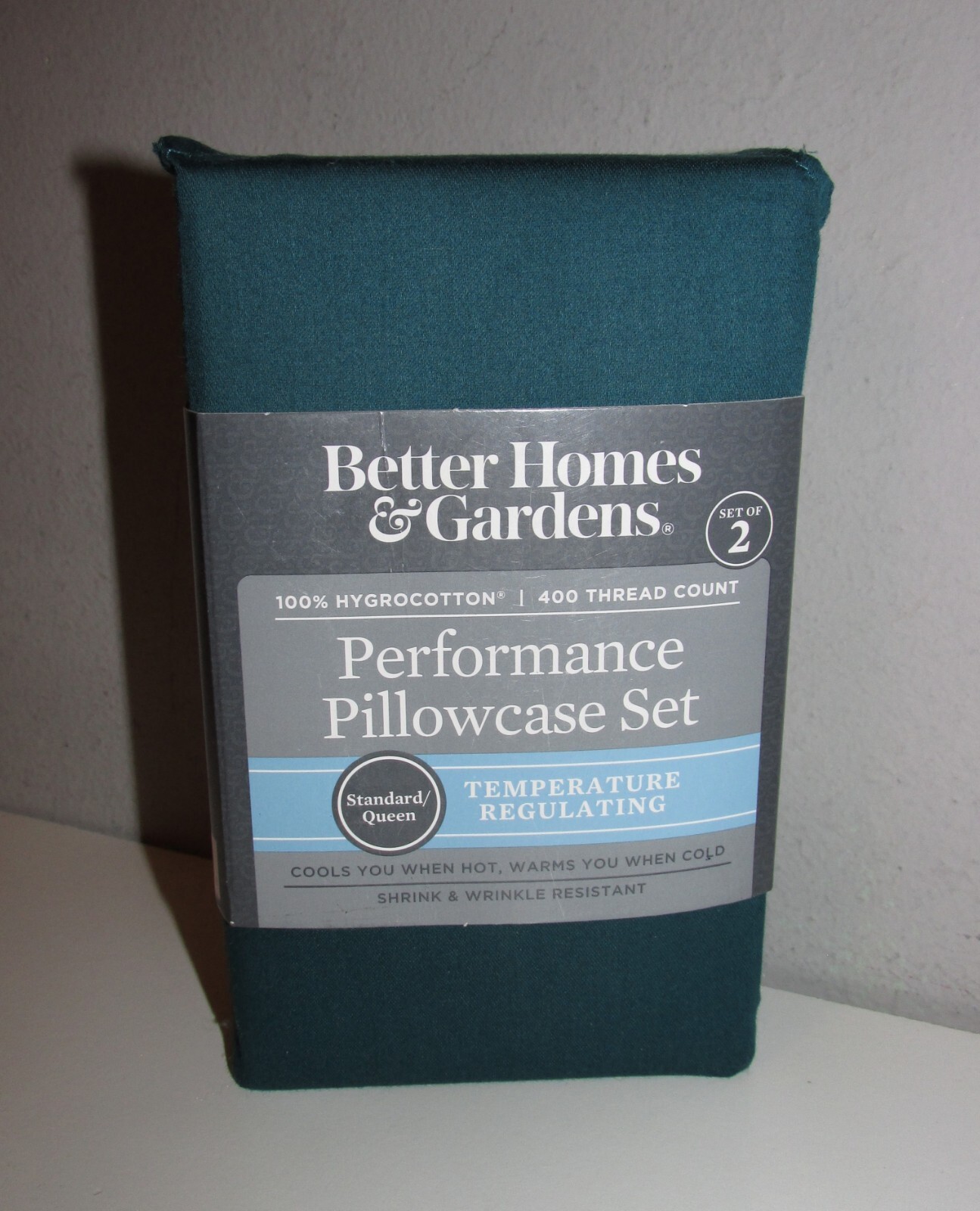 Set of 2 SOFT Temp Regulating Pillowcases (Queen Size) BRAND