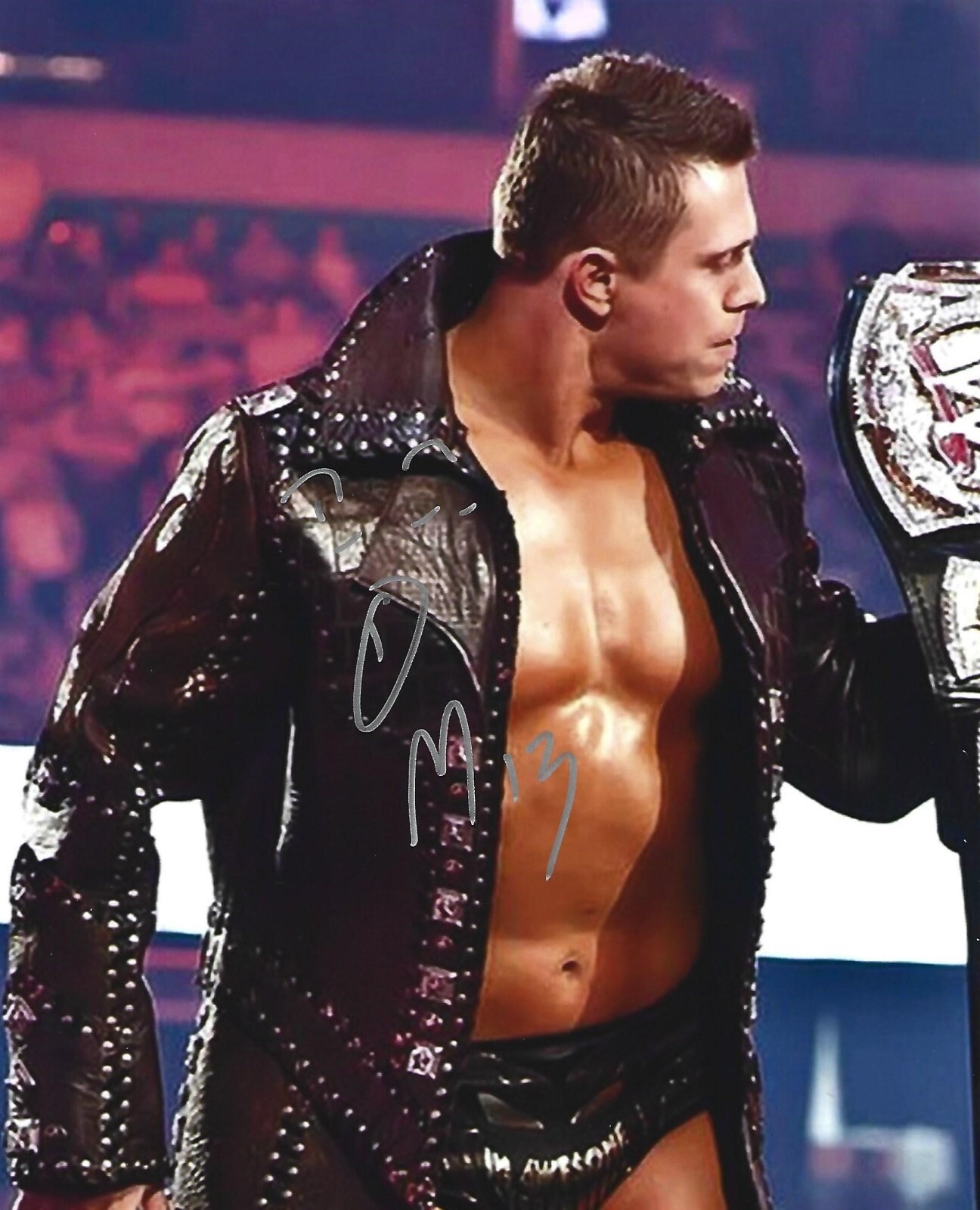 WRESTLING GREAT THE MIZ SIGNED 8X10 WWE UNITED STATES WRESTLING GREAT THE MIZ SIGNED 8X10 WWE UNITED STATES