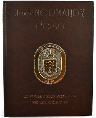 USS Normandy (CG-60) 1993 Mediterranean Adriatic Sea Deployment Cruise Book