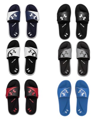 under armour men's ignite iv camo slides