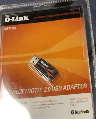 D-link DBT-120 Bluetooth Adapter brand new factory sealed