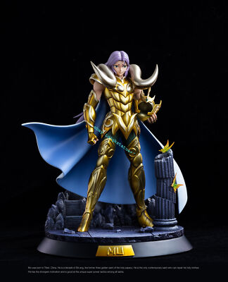 49 Studio Recast Saint Seiya Aries Mu Resin Model Painted Statue in stock H34cm