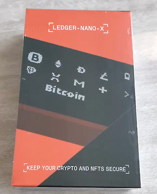 Ledger Nano X Cryptocurrency Bluetooth Hardware BTC Wallet New Version SEALED