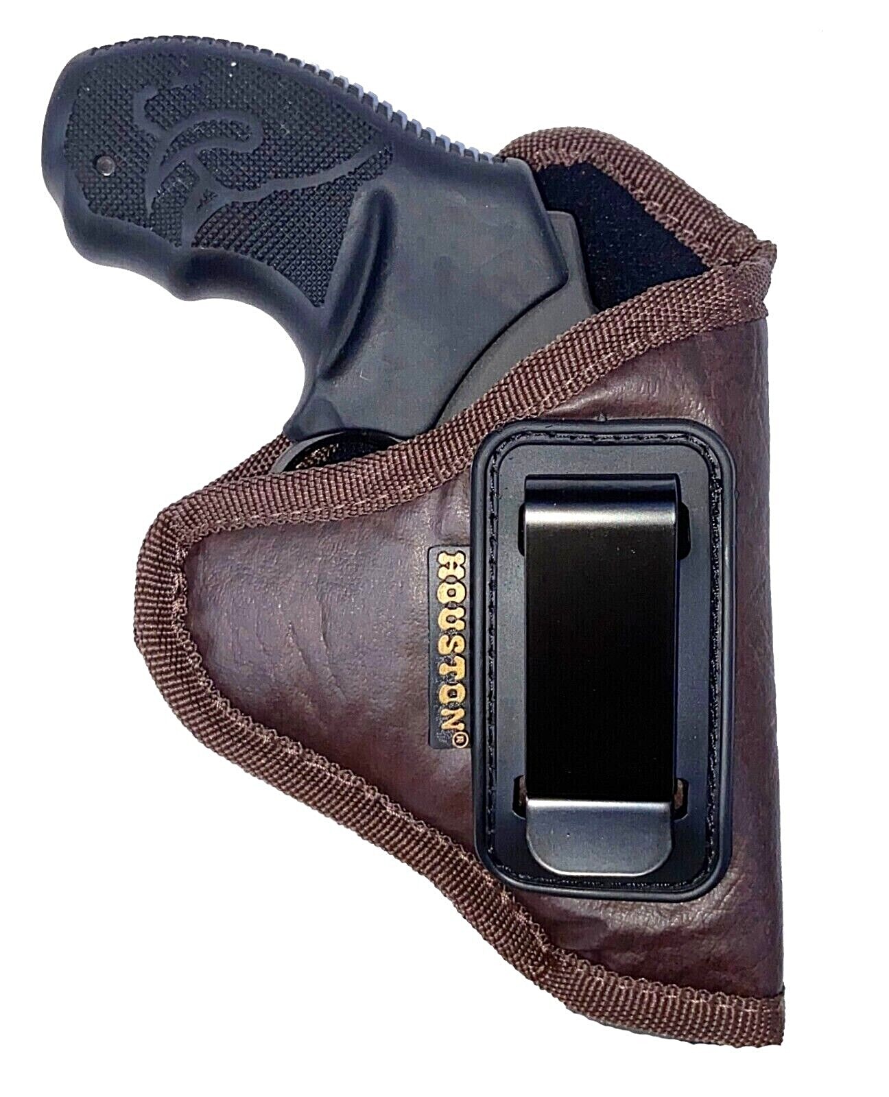 ハッピー Houston Brown Soft Eco Leather IWB Holster for Taurus 856 Revolver