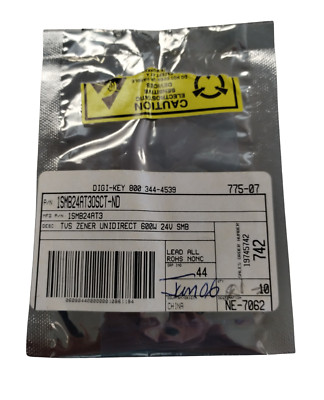 OnSemi Zener TVS Unidirectional 600W 24V SMB 11SMB24AT3