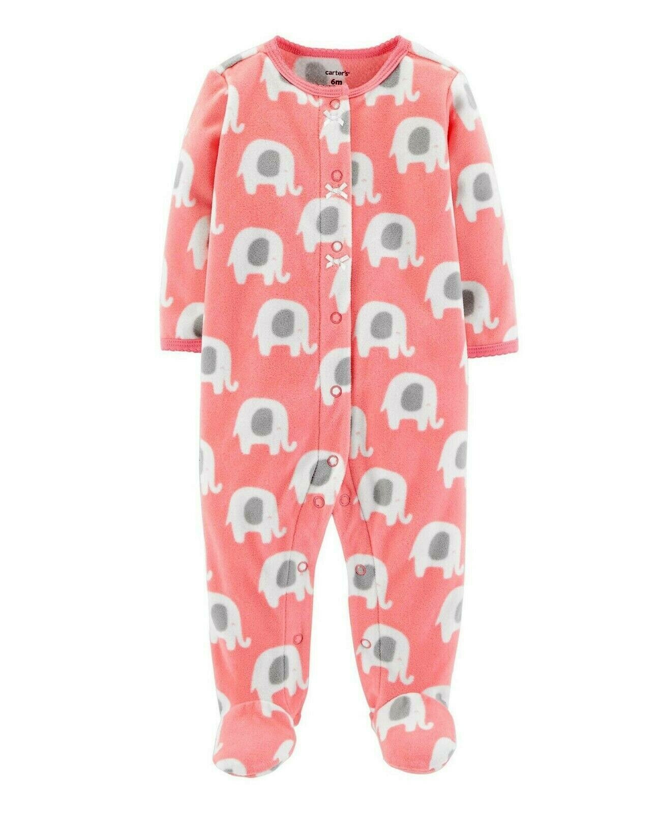 

ОДЕЯЛО CARTERS GIRLS 1PC ELEPHANT SLEEP - PLAY НА НОЖКАХ ФЛИСОВОЕ ПИЖО 6M 6M, Peach;multicolor