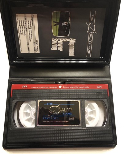 The Quality Game Three Part Series VHS EX Cond.