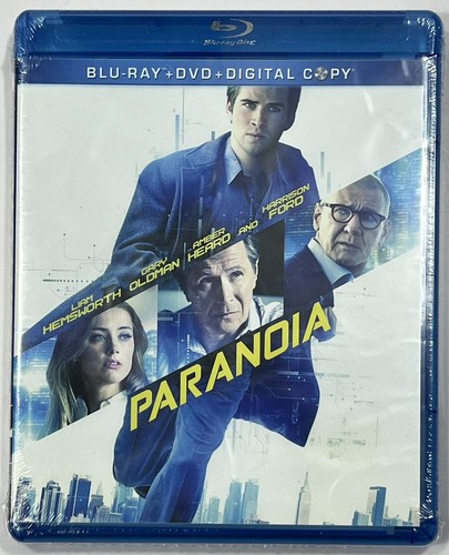 Paranoia - Blu-ray DVD 2013 Liam Hemsworth Harrison Ford