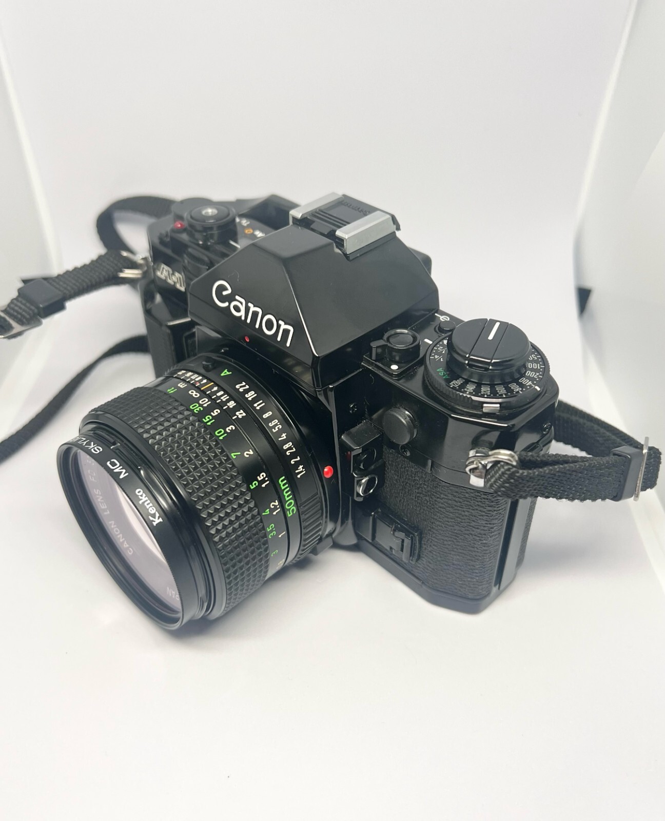 Near Mint] Canon A-1 Film camera Black body FD 50mm f1.4
