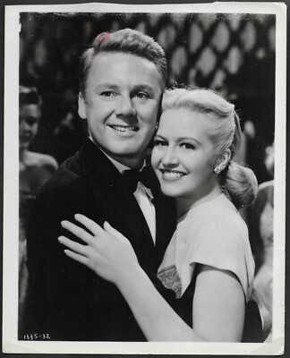 Marilyn Maxwell Van Johnson 1940s Original Promo Photo