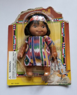 Super cute 5.5'' Navajo Native American Indian Doll in Sealed Package