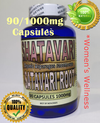 Shatavari capsules Satavari Wild Asparagus root Tian men dong 90/1000mg