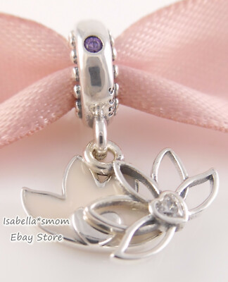 Pandora K14 Charm  ①Piece  〔Blaik lotus〕 Pandora K14 Charm ①Piece 〔Blaik lotus〕 Retired Pandora
