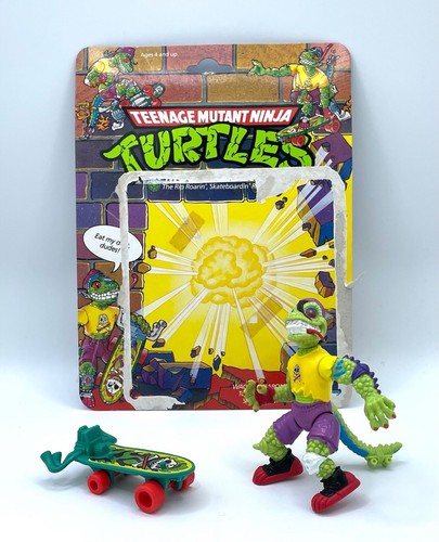 Mondo Gecko with Cardback Nr Complete TMNT 1990 Playmates