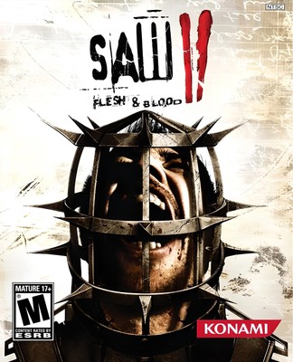 Saw II Flesh & Blood XBOX 360 PS3 BOX ART Glossy POSTER Unframed B0203