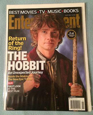 ENTERTAINMENT WEEKLY THE HOBBIT DEC. 14, 2012 BILBO BAGGINS (MARTIN FREEMAN)