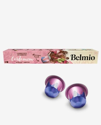 Belmio CARDAMON Coffee NESPRESSO pods -10 pods- FREE SHIPPING