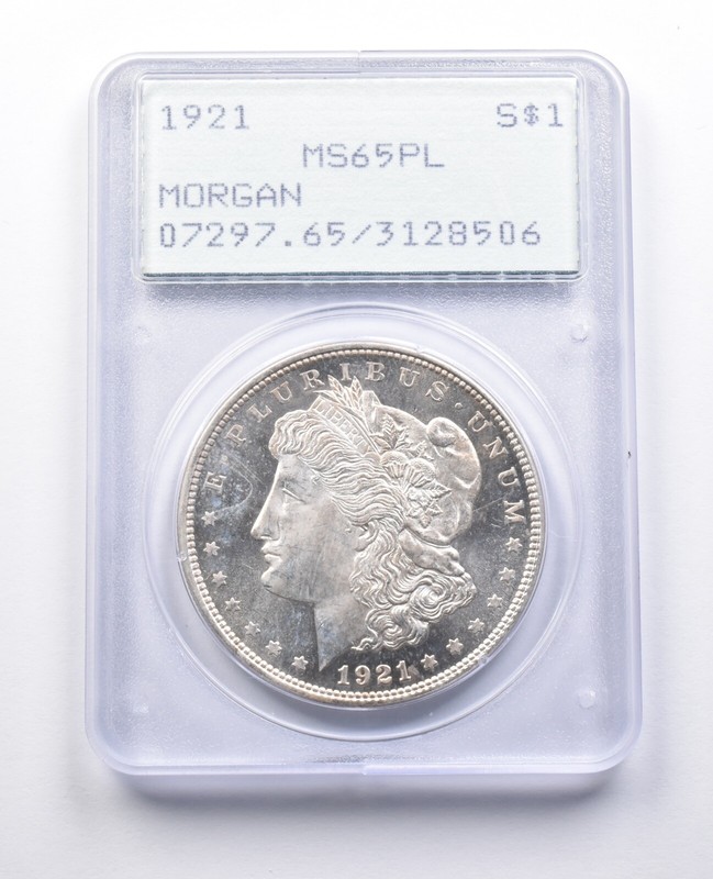 MS65 PL 1921 Morgan Silver Dollar PCGS Rattler Upgrade? *5047