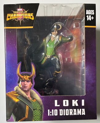 BRAND NEW: Marvel Contest of Champions Gamer Verse LOKI 1:10 DIORAMA collectable
