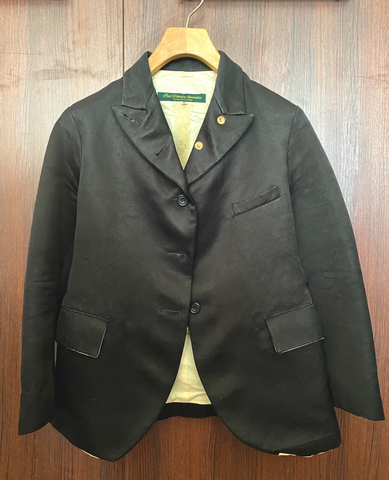 Paul Harnden women's jacket very rare heavy silk fabric size
