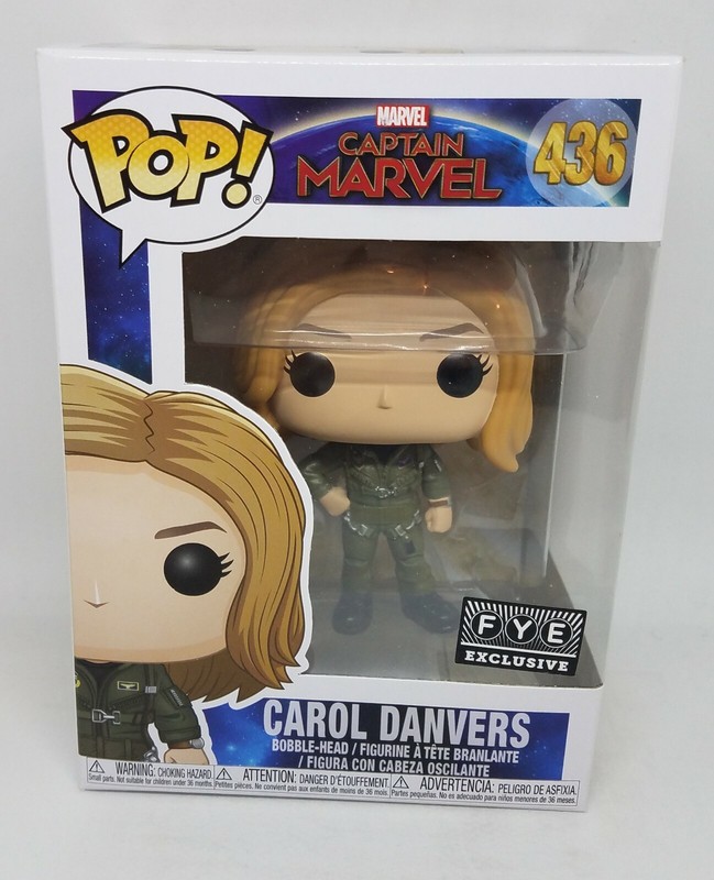 fye exclusive captain marvel pop