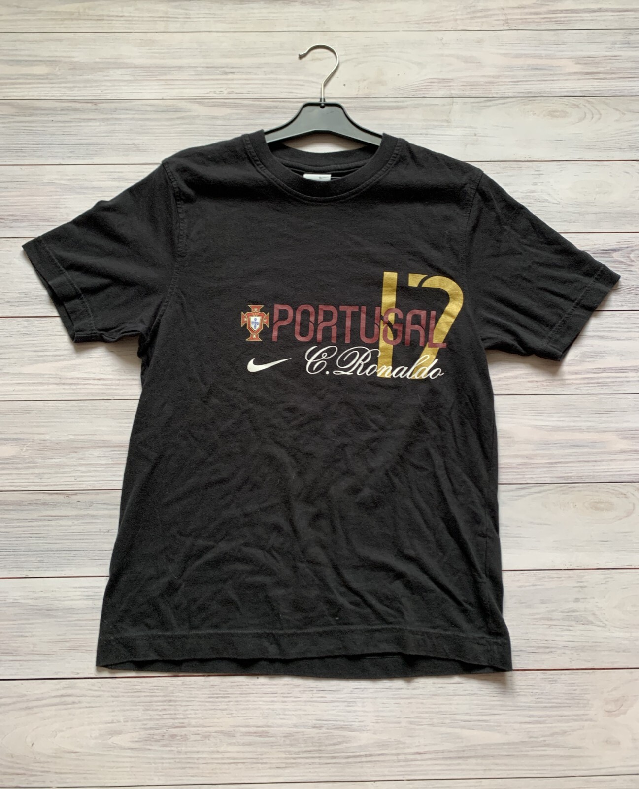 Nike Cristiano Ronaldo Portugal cotton T-shirt jersey size S