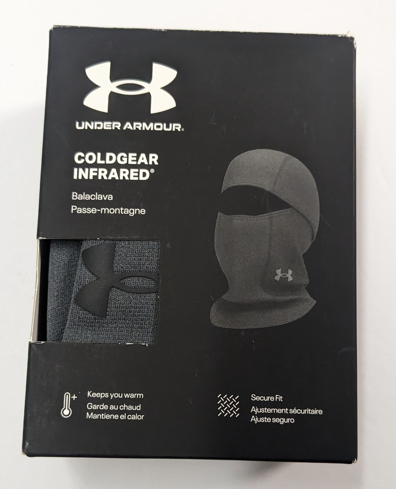 Under Armour ColdGear Balaclava Gray OSFM New in Box Under Armour ColdGear Balaclava Gray OSFM New in Box