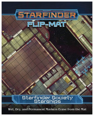Starfinder RPG: Флип-мат - Звездолеты Общества Старфайндеров
