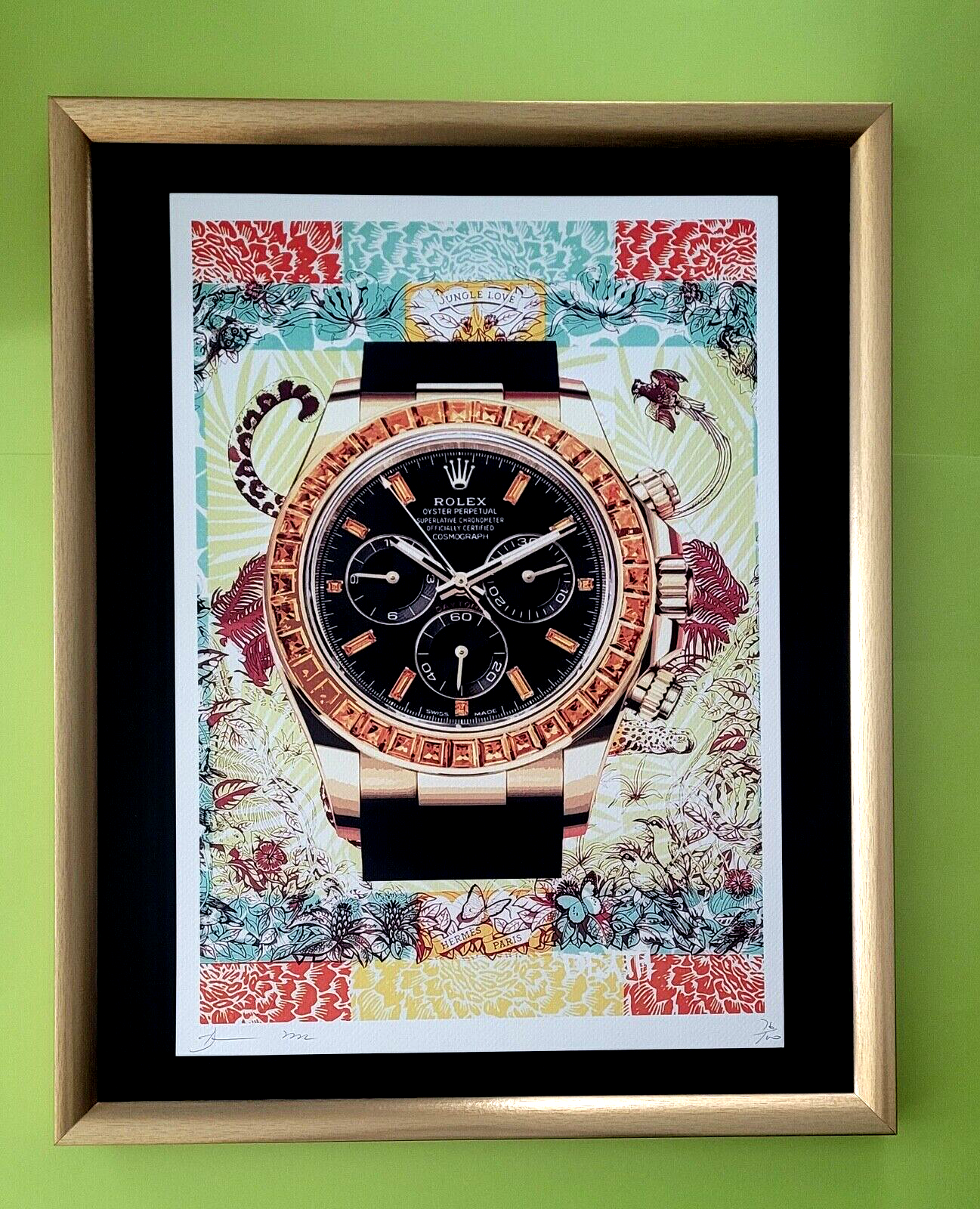 コレクション death nyc DEATH NYC Hand Signed LARGE Print COA Framed 16x20in Rolex