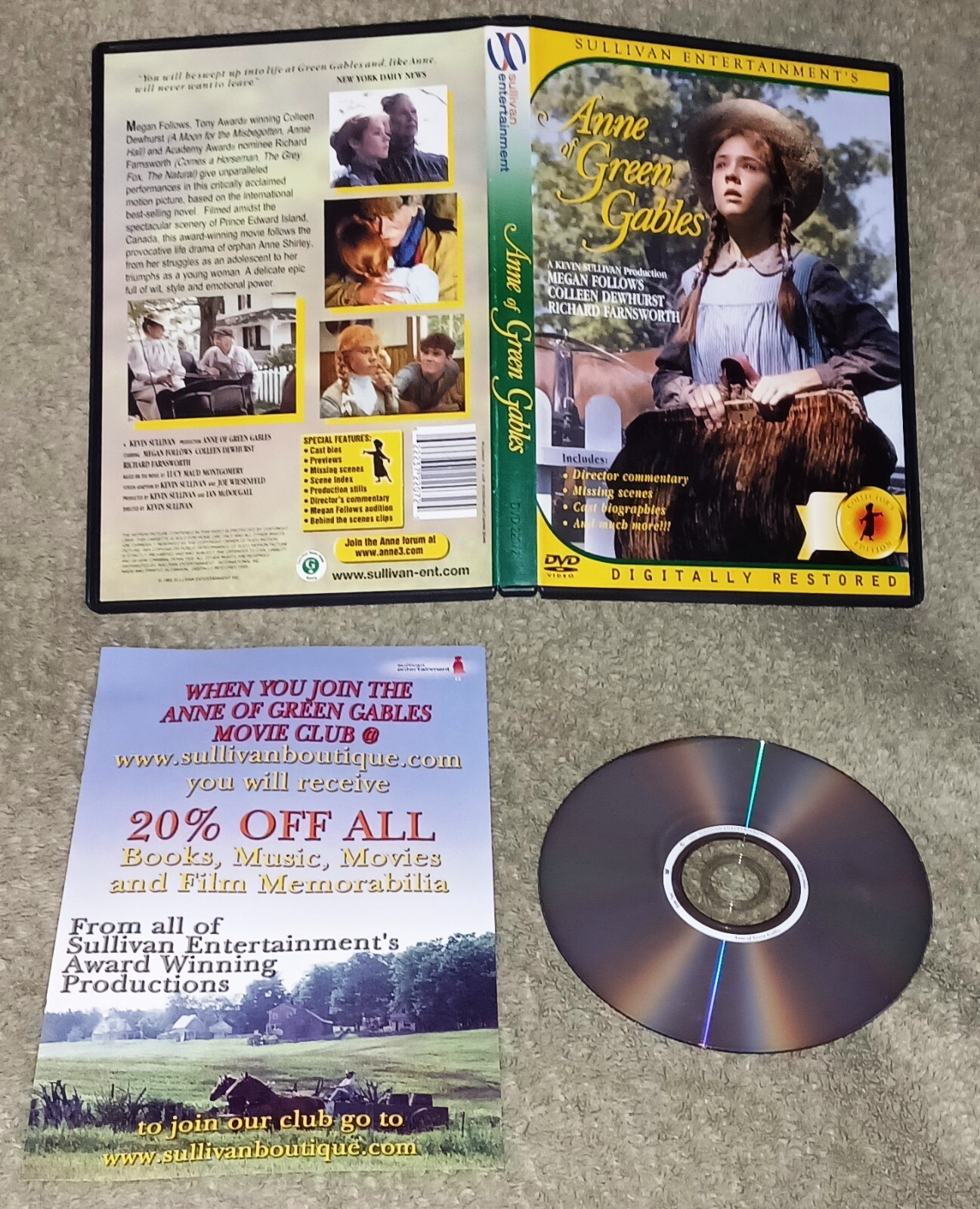 洋画・外国映画 Anne of Green Gables DVD Megan Follows 0622237220725_p0_v3_s1200x630.jpg