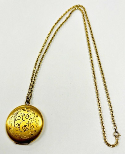 vintage LOCKET pendant 750刻印　K18 vintage LOCKET pendant 750刻印 K18 vintage LOCKET pendant