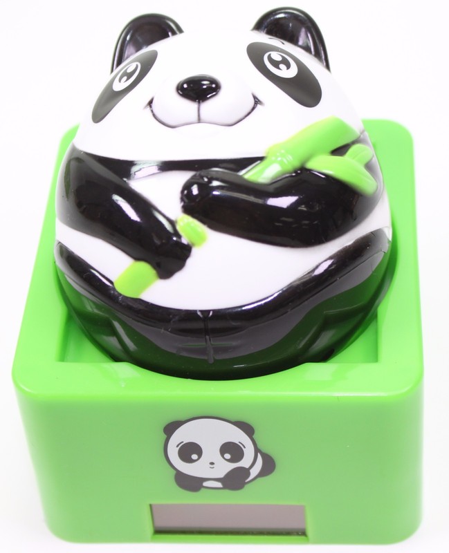 Eco-Friendly Lovely Round Panda Solar Toy Panda Lover Gift Home
