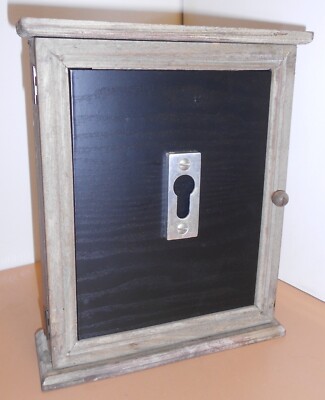 Schlüsselkasten Holz mit 6 Haken, ca. 19xH24xT6cm, unbenutzt!