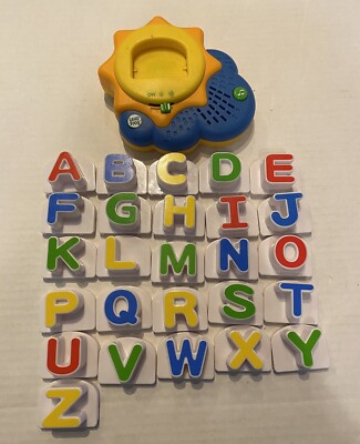 Leap Frog Fridge Phonics Alphabet Magnetic Capital Letters Sun Sound Complete