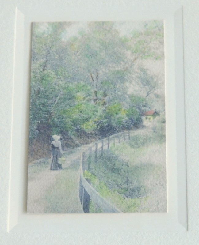 Kleines Altes Landschaftsbild Lamson Nature Prints