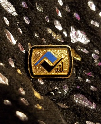 Vintage VAIL Colorado Ski Skiing Souvenir Lapel Hat Pin pinback