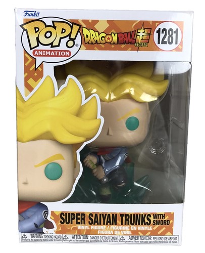 Funko Pop Dragon Ball Super Super Saiyan Trunks With Sword #1281