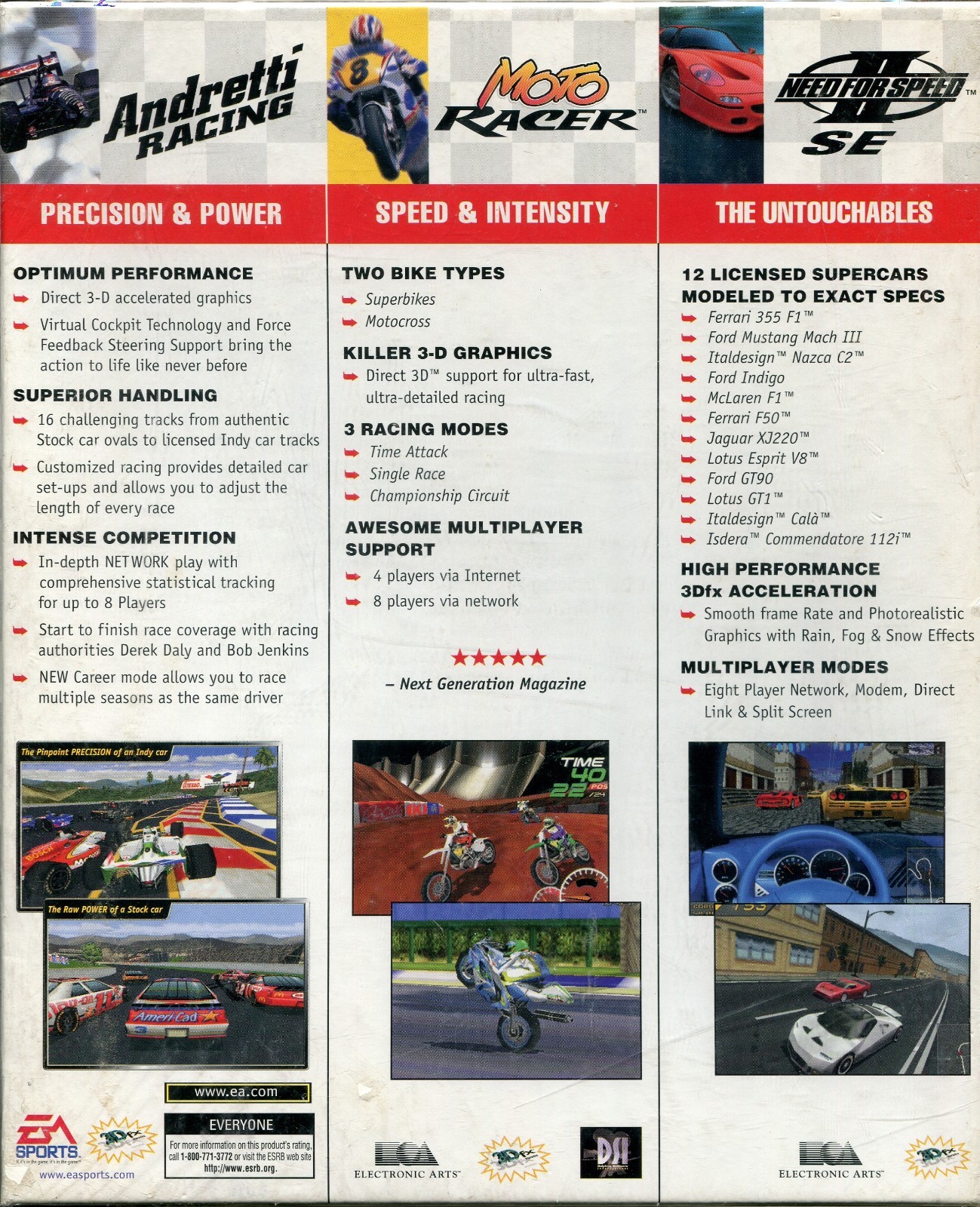 EA Sports NEW PC CD ROM Ultimate Racing II Series, Original Factory Sealed Box