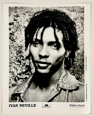 1980s Ivan Neville Vintage Musician Press Photo Headshot Dumpstaphunk Polygram