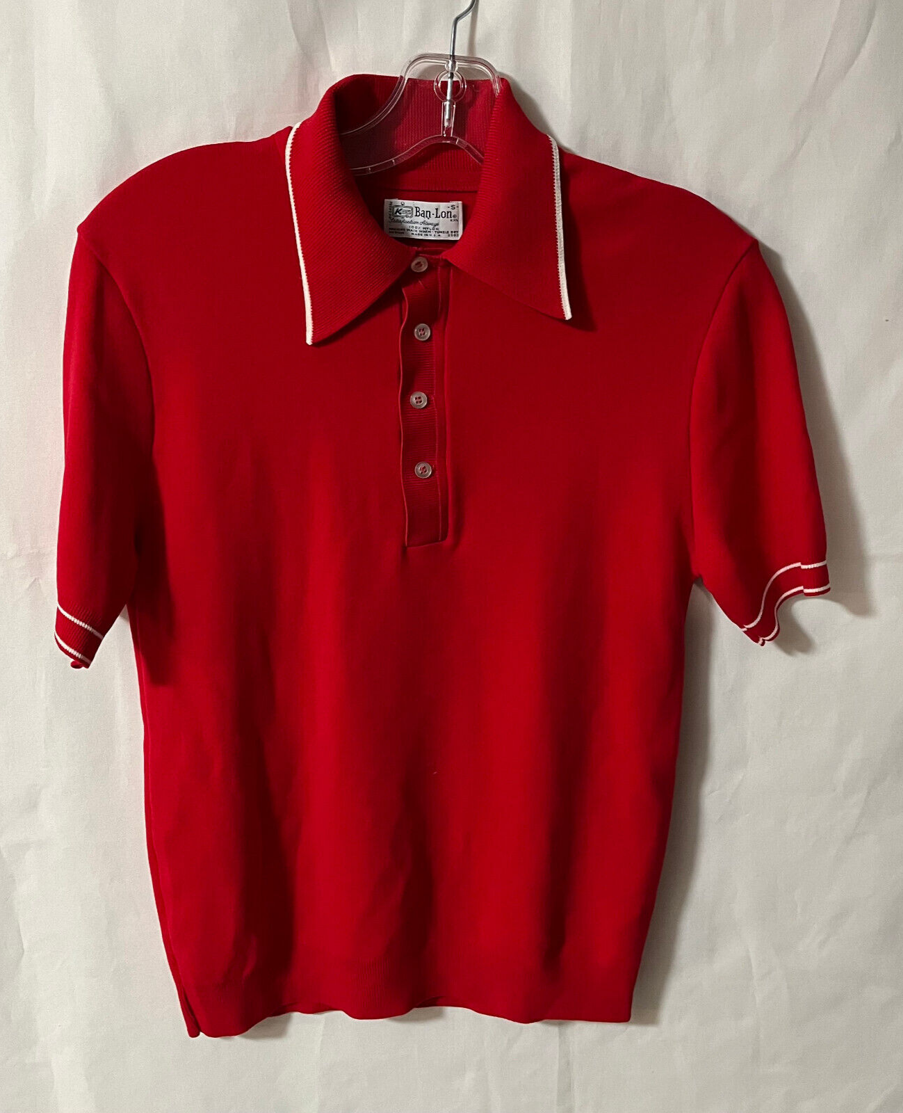 vintage mens 70s BAN LON shirt BIG collar K-MART S USA | eBay